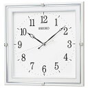 【超ポイントバック祭 最大2000円OFFクーポン17日(日)09:59迄】SEIKO CLOCK セイコー クロック KX232W 電波 掛け時計 アナログ 白 パール 壁掛け時計 標準電波クロック