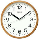 SEIKO CLOCK セイコー クロック KX249B 掛け時計 天然色木地 スタンダード 電波時計 アナログ 木枠