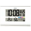 【5%OFFクーポン 5月7日(水) 9:59迄】SEIKO CLOCK セイコー クロック SQ445W 置掛兼用時計 置き時計 電波 快適環境NAVI