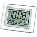 SEIKO CLOCK セイコー クロック SQ686W 目覚し時計 デジタル 電波時計 快適度表示