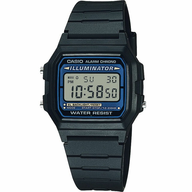 【5％円OFFクーポン★21日(火)09:59迄】カシオ CASIO 腕時計 カシオ コレクション F-105W-1AWJH メンズ ブラック 旧製品名F-105W-1A