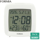 【最大2000円OFFクーポン11日(月)01:59迄】Formia フォルミア デジタル時計 HT-042WH
