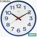 【最大2000円OFFクーポン11日(月)01:59迄】Formia フォルミア 掛時計 連続秒針 HWC-012W-NB