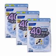 楽天みらい総合商社【最安値挑戦】FANCL　40代からのサプリメント　男性用　（30回分×3袋） [機能性表示食品]