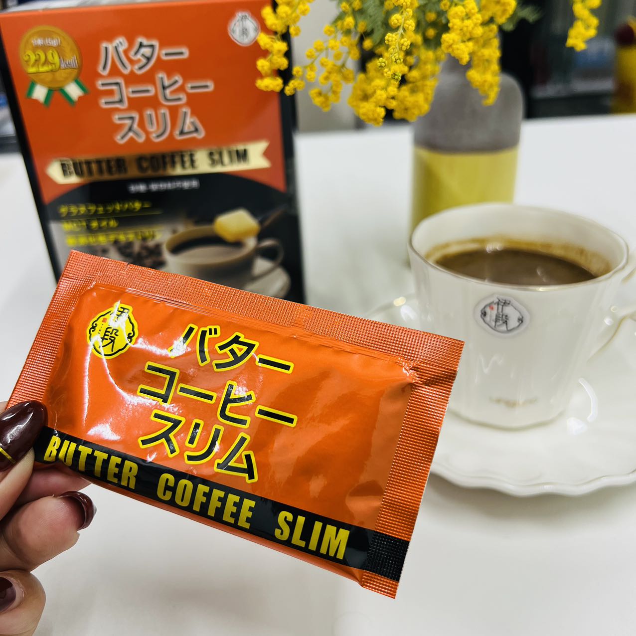 【人気商品】母の日　父の日　ダイエット 健康食品 恒佳 伊段バターコーヒースリム(N)　80g (5g×21袋) 　グラスフェッドバター MCTオイル 難消化性デキストリン 砂糖・保存料不使用