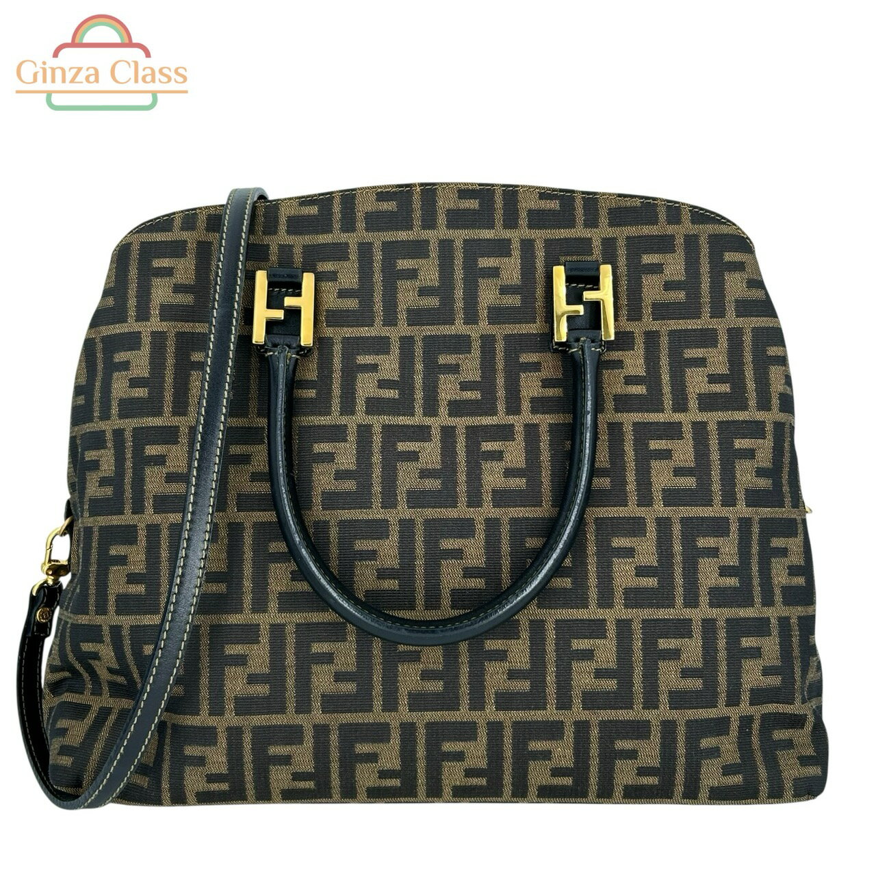 【極美品】FENDI フェンディ ズッカ柄 ショルダー クラッチバッグ imgrc0141063505.jpg