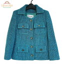 CHANEL シャネル ライオンボタン ツイード ジャケット 2022P MH895 サイズ34 P72399V63980 アウター アパレル 洋服 レディース...