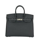 HERMES エルメス バーキン25 トゴ ブラック K刻印(2025年製) マットシルバー金具 新品 レディース ハンドバッグ 箱付き レア Ginza Cl...