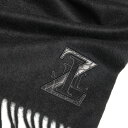【全2カラー】ZILLI (ジリー)カシミヤマフラー アリゲーターレザー カシミヤストール マフラー メンズ レディース ブランド ZILLI ジリーブラック ...