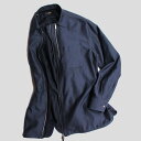 ZILLI (ジリー)コットンシルクオーバーシャツ ネイビー 高級ブランド おしゃれ 紳士服