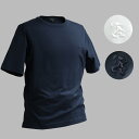 【ZILLI/ジリー】ワンポイントエンブロイダリーコットンTシャツ カジュアルシャツ 半袖 高級 トップス 半袖