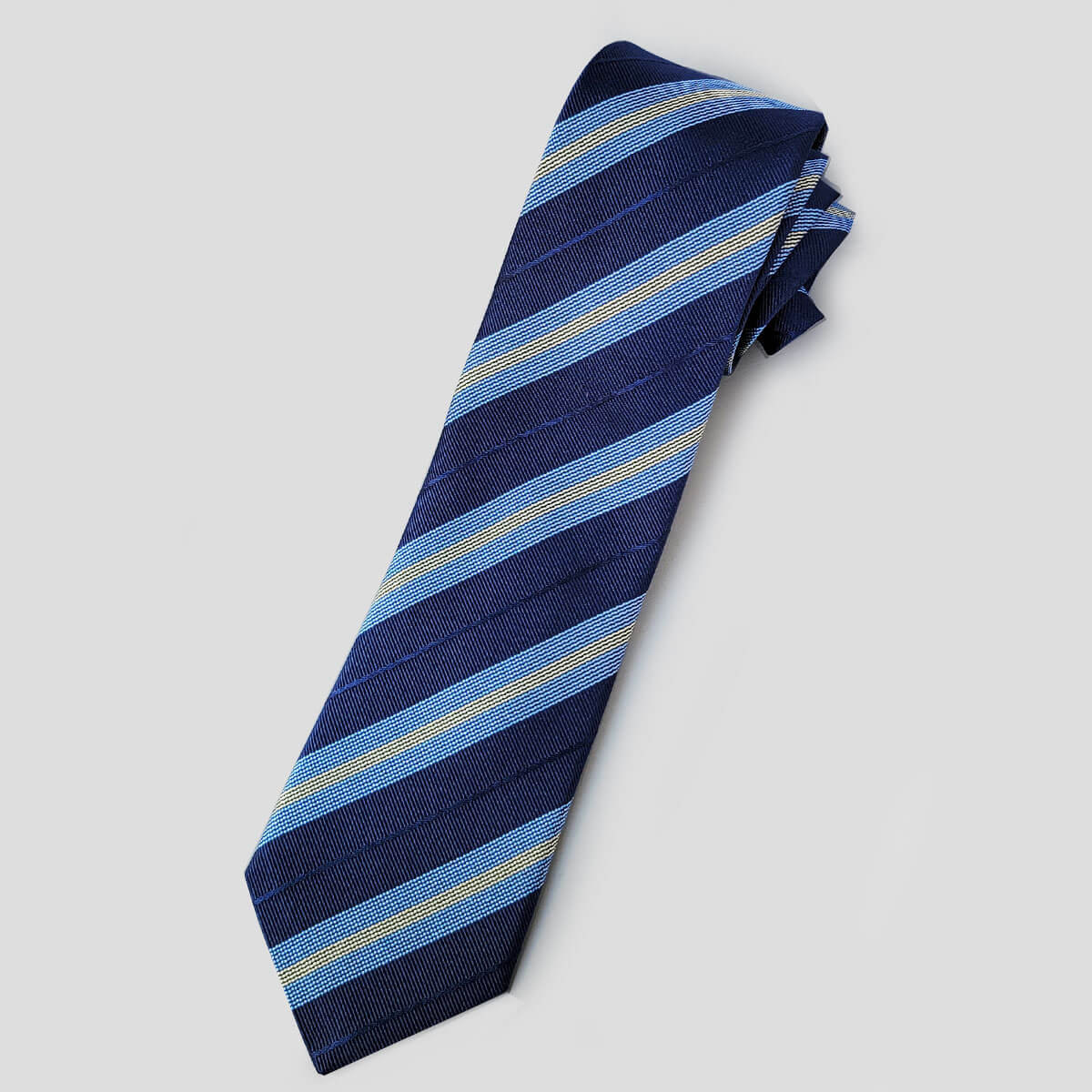豪華で新しい 高級 ネクタイ ブランド プレゼント ギフト イタリア おしゃれ Scabal スキャバル 社会人 レジメンタルストライプ ネイビー スカイブルー お祝い ジャガード シルク 結婚式