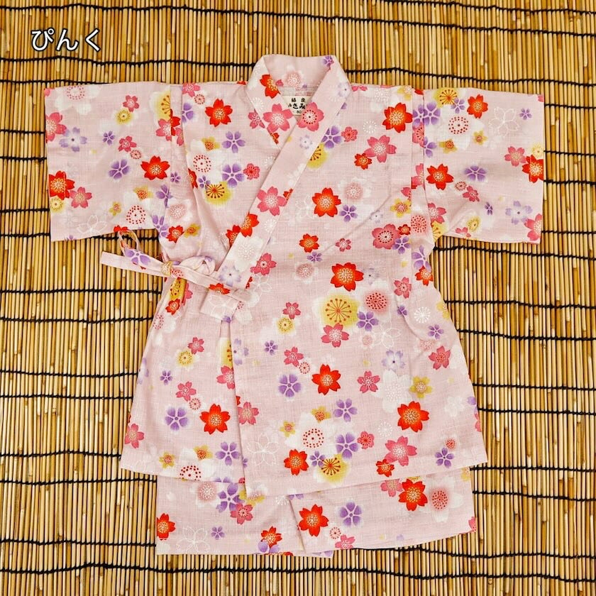 【甚平上下セット】#11903H6 2026春夏 さくら 桜 銀座いさみやオリジナル 甚平 甚...