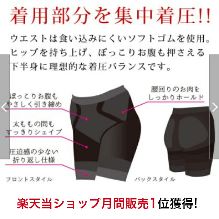 美尻の革命！ヒップアップ着圧パンツ（3分丈タイプ）！