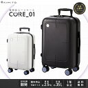 【送料無料】 KIMITO スーツケース CORE_01 Sサイズ 35l | 機内持ち込み キャリーケース 軽量 大容量 キャスター 静音 キャリーケースSサイズ キャリーバッグ S サイズ 115cm 1泊 2泊3日 旅行 出張 ビジネス 日本製 車輪 交換 キャスター 丈夫 頑丈 機内 軽い フック付