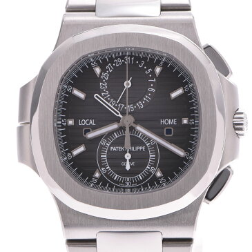 【最大5,000円OFFクーポン★1/22(水)9:59まで】PATEK PHILIPPE パテックフィリップ ノーチラス トラベルタイムクロノ 5990/1A-001 メンズ SS 腕時計 自動巻き ブラックグラデーション文字盤 Aランク 中古 銀蔵