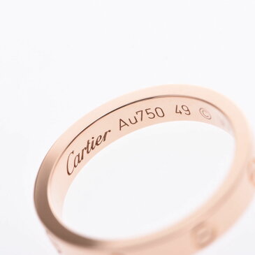 【最大30,000円OFFクーポン★5/1(金)0:00〜】CARTIER カルティエ スリーフープリング #49 9号 レディース K18YG/ブラウンセラミック/ダイヤ リング・指輪 Aランク 中古 銀蔵