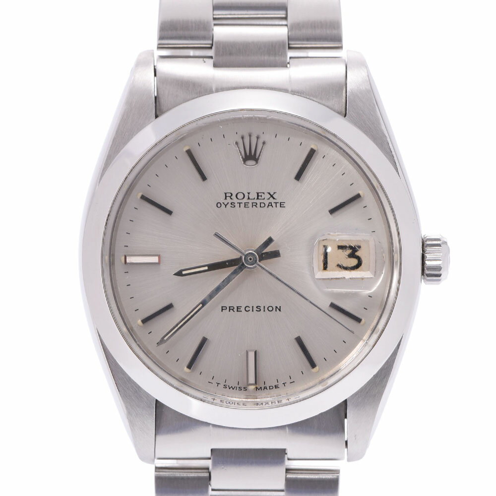 ROLEX ロレックス オイスターデイト プレシジョン 6694 ボーイズ SS 腕時計 手巻き シルバー文字盤 ABランク 中古 銀蔵