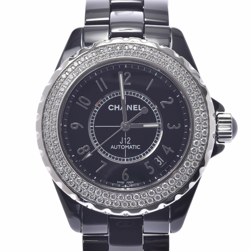 【ポイント3倍★18日限定】CHANEL シャネル J12 38mm ベゼルダイヤ H0950 ボー ...