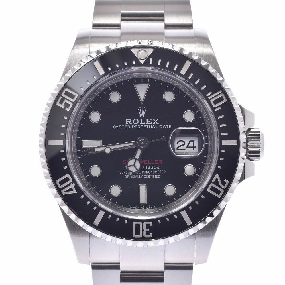 【ポイント3倍★18日限定】ROLEX ロレックス シードウェラー 126600 メンズ SS 腕時計 自動巻き 黒文字盤 Aランク 中古 銀蔵