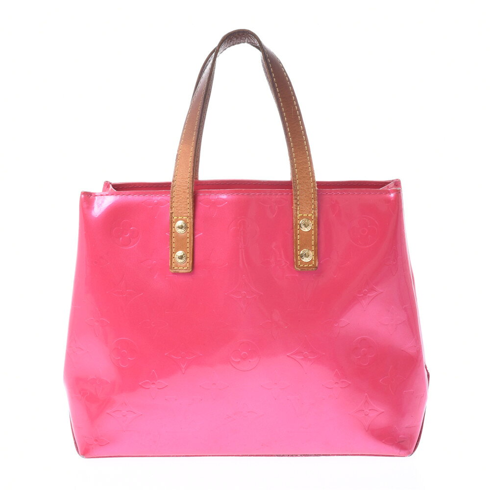 【ポイント2倍★30日限定】【最大25,000円OFFクーポン★30日まで】LOUIS VUITTON ルイヴィトン ヴェルニ リードPM フューシャピンク M91221 レディース ハンドバッグ Cランク 中古 銀蔵