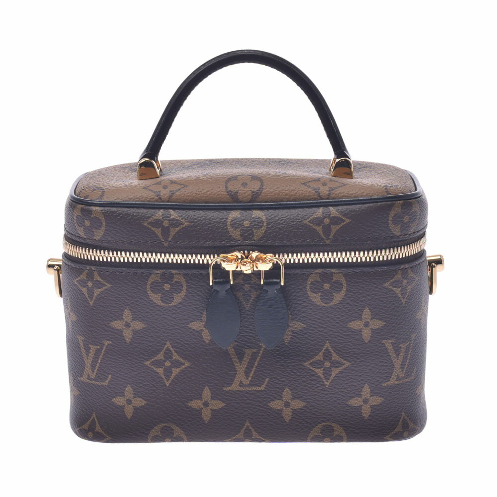 【ポイント2倍★9日～】【最大2万円OFFクーポン★11日まで】LOUIS VUITTON ルイヴィトン モノグラム リバース ヴァニティ NV PM 2WAYバッグ キャメル系/黒 M45165 レディース ハンドバッグ 未使用 銀蔵のサムネイル
