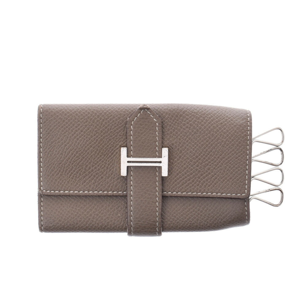 HERMES エルメス ベアン 4連キーケース エトゥープ □R刻印(2014年頃) ユニセックス ヴォーエプソン キーケース Bランク 中古 銀蔵のサムネイル