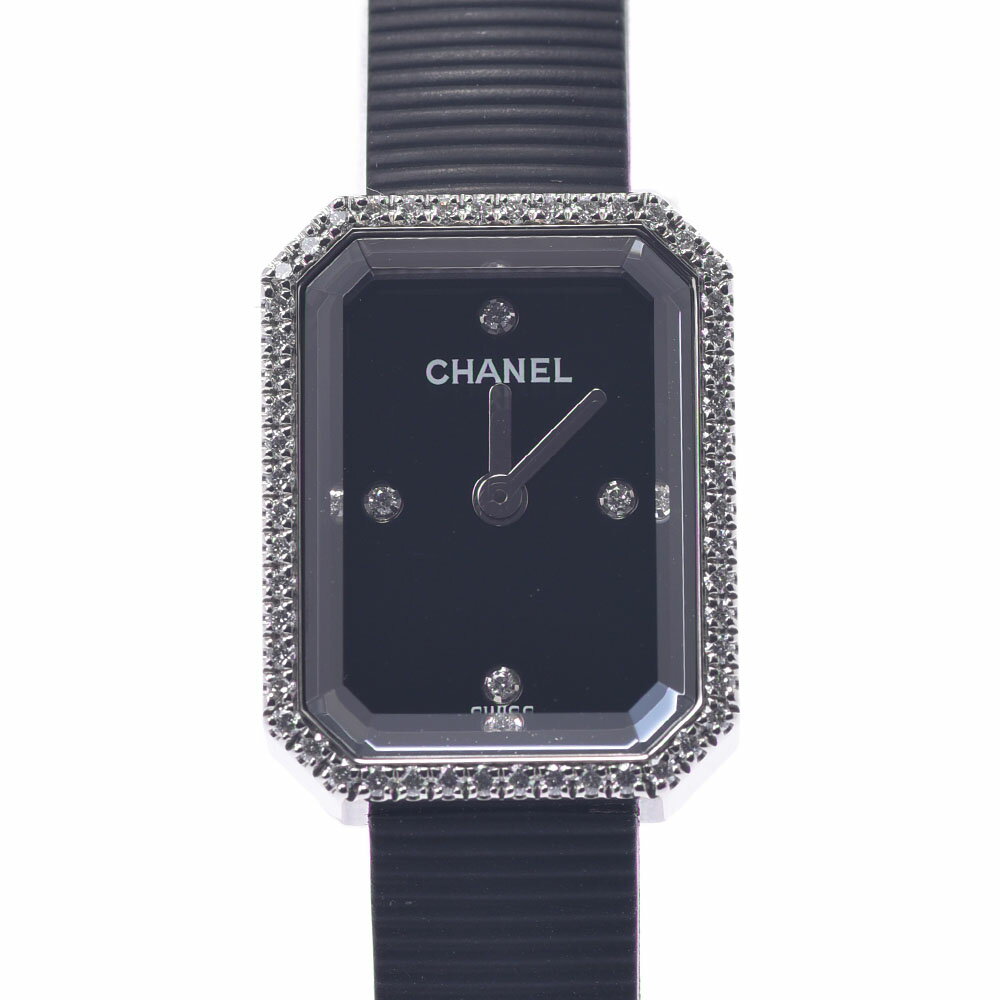 【ポイント3倍★18日限定】CHANEL シャネル プルミエール 4Pダイヤ ベゼルダイヤ H243 ...