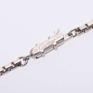 CARTIER カルティエ タンク チェーン ユニセックス K18WG ネックレス Aランク 中古 銀蔵