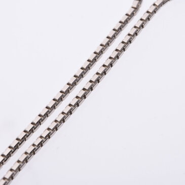 CARTIER カルティエ タンク チェーン ユニセックス K18WG ネックレス Aランク 中古 銀蔵