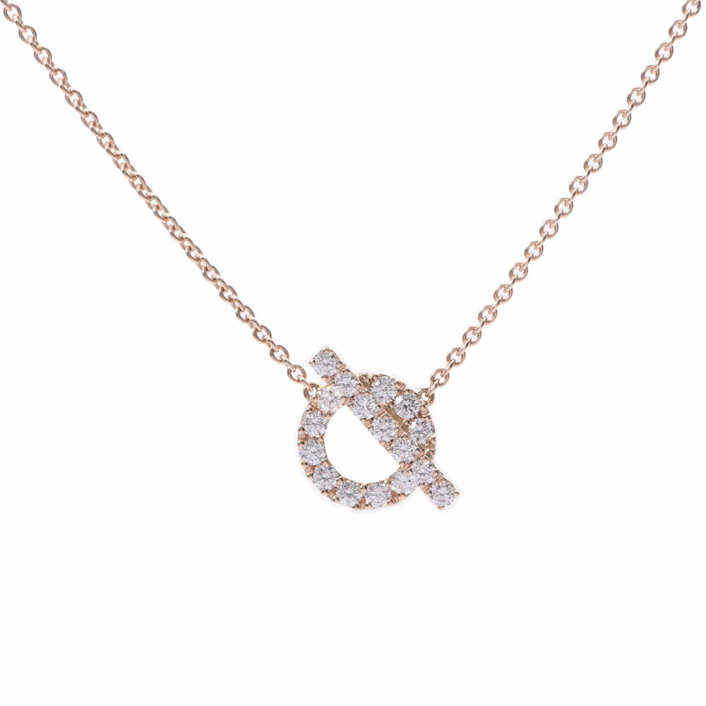 HERMES エルメス フィネス ダイヤ0.46ct レディース K18PG ネックレス Aランク 中古 銀蔵のサムネイル