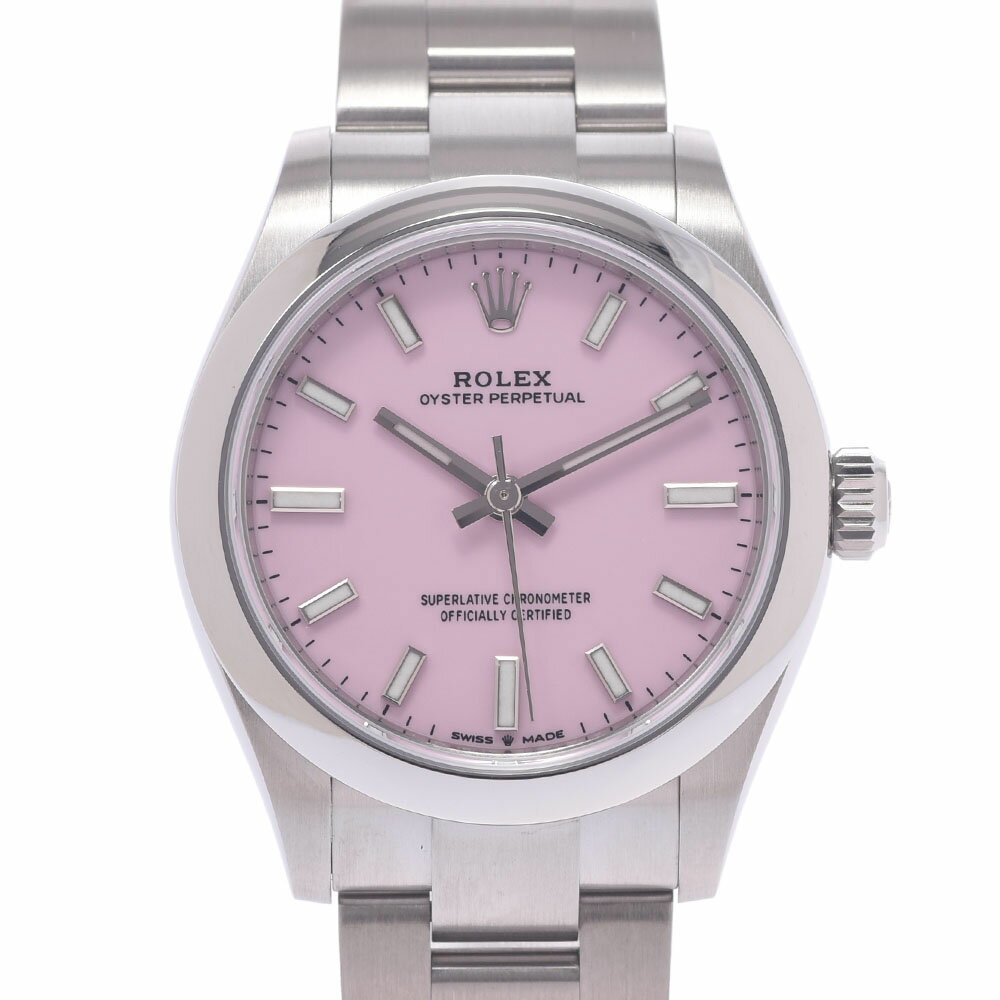 【ポイント3倍★18日限定】ROLEX ロレックス オイスターパーペチュアル31 277200 レディース SS 腕時計 自動巻き キャンディーピンク文字盤 未使用 銀蔵