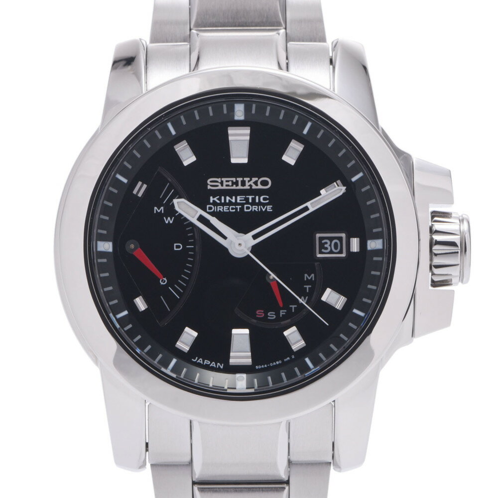 【ポイント3倍★15日限定】【最大2万円OFFクーポン★16日まで】SEIKO セイコー ブライツ フェニックス キネティック ダイレクトドライブ SAGG0207 メンズ 腕時計 黒文字盤 Aランク 中古 銀蔵