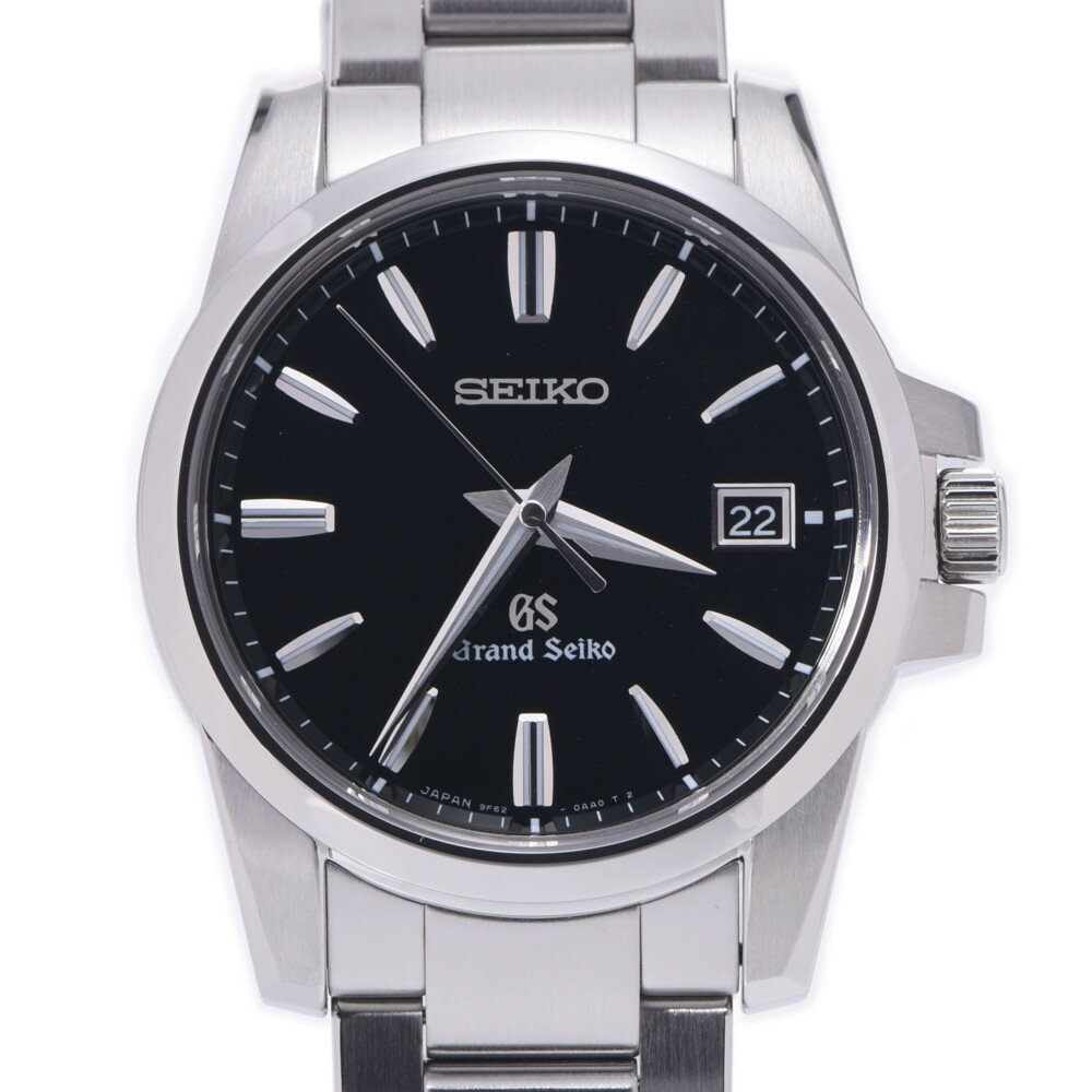 【ポイント3倍★18日限定】SEIKO セイコー グランドセイコー SBGX055/9F620AA1 メンズ SS 腕時計 クオーツ 黒文字盤 Aランク 中古 銀蔵