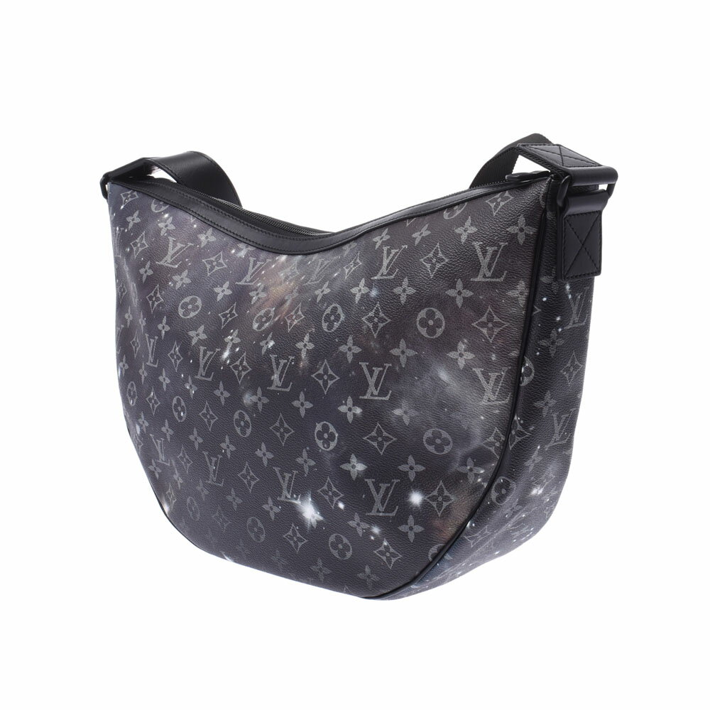 LOUIS VUITTON ルイヴィトン モノグラム ギャラクシー アルファ ホーボー 黒系 M44164 メッセンジャーバッグ 新同 中古 銀蔵