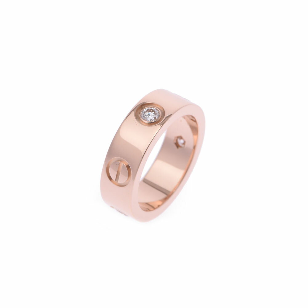 【ポイント2倍★30日限定】【最大25,000円OFFクーポン★30日まで】CARTIER カルティエ ラブリング ハーフダイヤ #47 7号 レディース K18PG リング・指輪 Aランク 中古 銀蔵のサムネイル