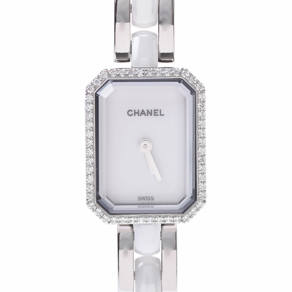 【ポイント3倍★18日限定】CHANEL シャネル プルミエール ベゼルダイヤ H2132 レディー ...