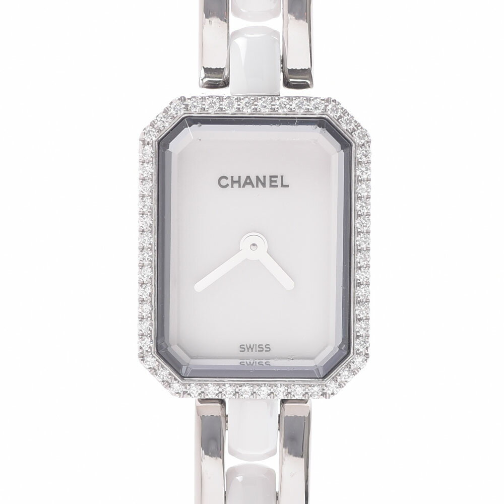 【ポイント3倍★18日限定】CHANEL シャネル プルミエール ベゼルダイヤ H2132 レディー ...