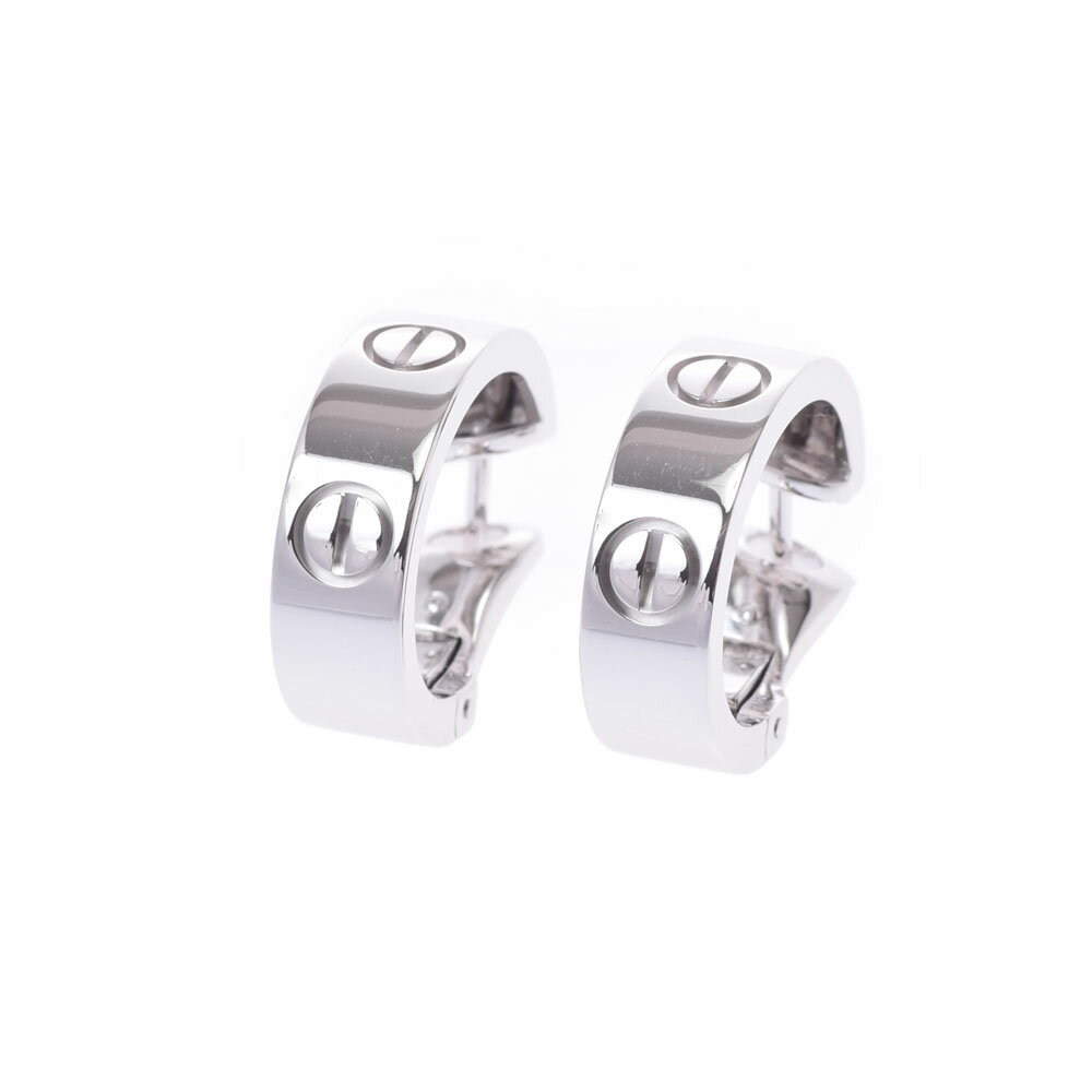 【ポイント2倍★30日限定】【最大25,000円OFFクーポン★30日まで】CARTIER カルティエ ラブピアス レディース K18WG ピアス Aランク 中古 銀蔵のサムネイル