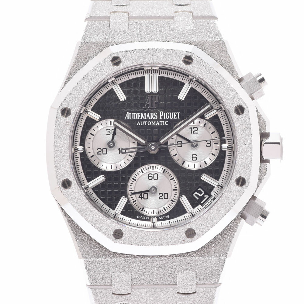 【最大5万円OFFクーポン★5日〜】AUDEMARS PIGUET オーデマピゲ ロイヤルオーク クロノ フロステッドゴールド 26239BC.GG.1224BC.02 メンズ WG 腕時計 自動巻き 黒文字盤 Aランク 中古 銀蔵