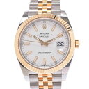 【ポイント3倍★5日限定】【最大2万円OFFクーポン★6日まで】ROLEX ロレックス デイトジャスト 126333 メンズ YG/SS 腕時計 自動巻き 白文字盤 未使用 銀蔵