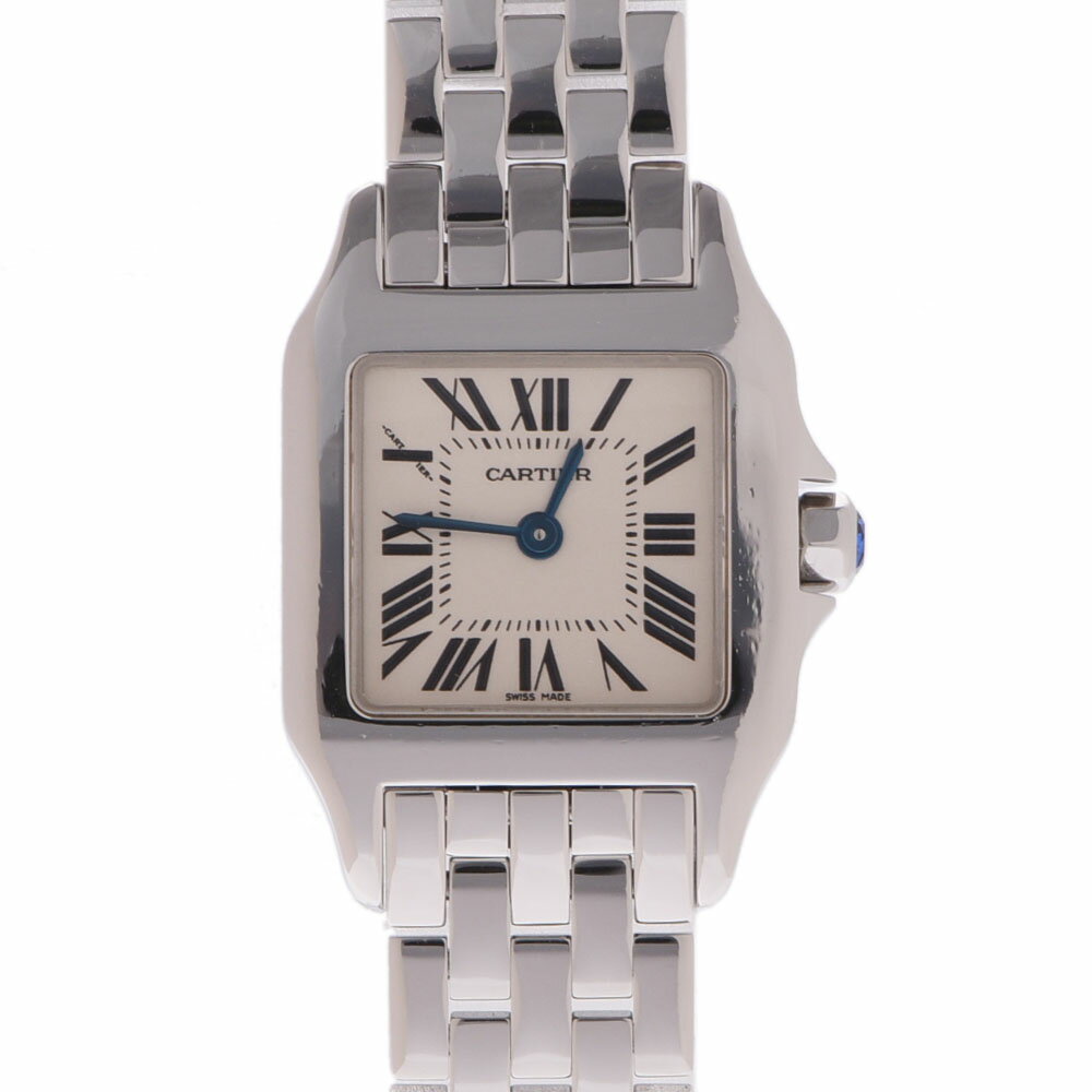【ポイント2倍★30日限定】【最大25,000円OFFクーポン★30日まで】CARTIER カルティエ サントス ドゥモアゼル SM W25064Z5 レディース SS 腕時計 クオーツ シルバー系文字盤 Aランク 中古 銀蔵のサムネイル