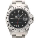 【最大2万円OFFクーポン★27日9:59まで】ROLEX ロレックス エクスプローラー2 16570 メンズ SS 腕時計 自動巻き 黒文字盤 Aランク 中古 銀蔵