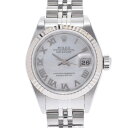 【ポイント3倍★10日限定】【最大2万円OFFクーポン★9日20時～】ROLEX ロレックス デイトジャスト 79174NR レディース SS 腕時計 自動巻き ホワイトシェルローマ文字盤 Aランク 中古 銀蔵