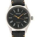 【最大2万円OFFクーポン★1日～】SEIKO セイコー プレザージュ 田村一舟 漆ダイヤル SARX029 メンズ SS/革 腕時計 自動巻き Aランク 中古 銀蔵