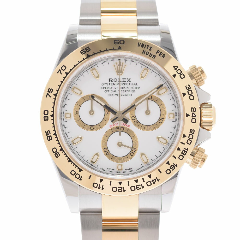 【ポイント3倍★15日限定】【最大2万円OFFクーポン★16日まで】ROLEX ロレックス デイトナ 116503 メンズ YG/SS 腕時計 自動巻き 白文字盤 未使用 銀蔵