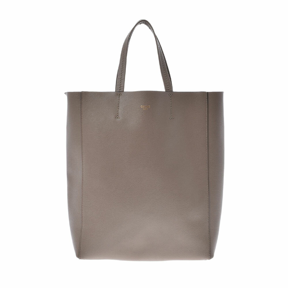 【ポイント2倍★30日限定】【最大25,000円OFFクーポン★30日まで】CELINE セリーヌ スモール カバ 新ロゴ 2WAY グレー レディース レザー GP ハンドバッグ Aランク 中古 銀蔵のサムネイル