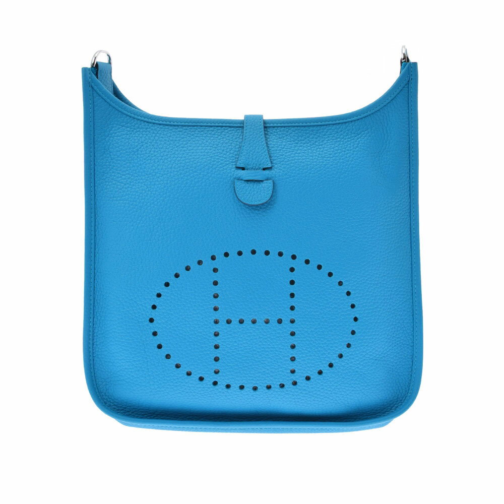 HERMES エルメス エヴリン3 PM ブルーフリーダ シルバー金具 Z刻印(2021年頃) ユニセックス トリヨンクレマンス 13842 ショルダーバッグ 新同 中古 銀蔵のサムネイル