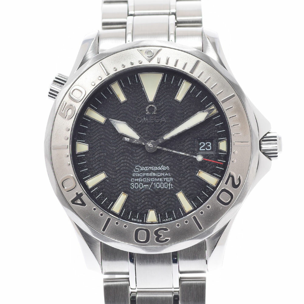 【ポイント3倍★30日限定】OMEGA オメガ シーマスタープロフェッショナル 2230.50 メンズ SS 腕時計 自動巻き 黒文字盤 ABランク 中古 銀蔵