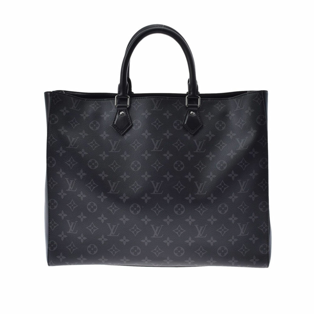 LOUIS VUITTON ルイヴィトン モノグラム エクリプス グランサック 黒/グレー M44733 メンズ モノグラムキャンバス トートバッグ Aランク 中古 銀蔵